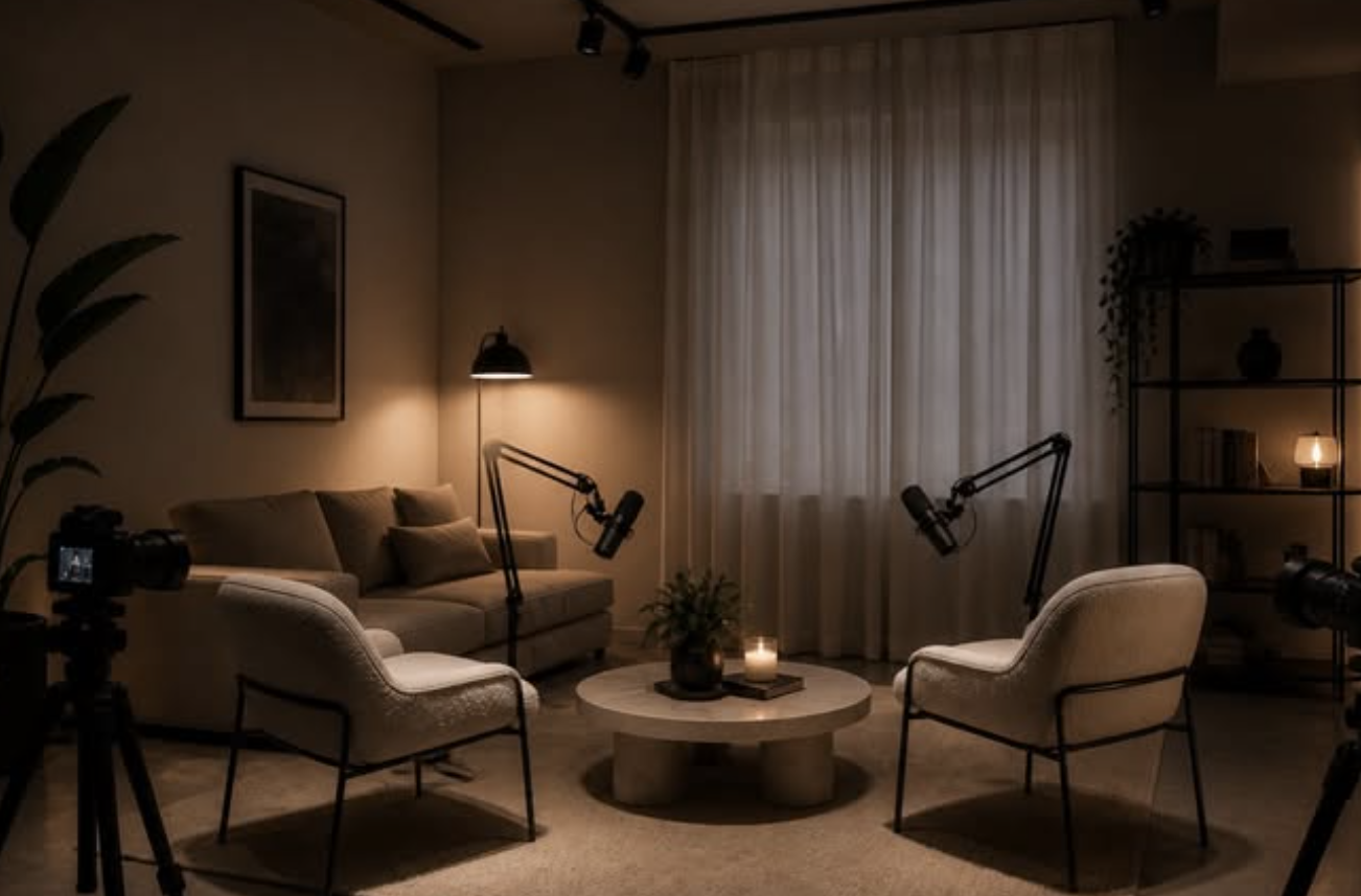 Cinematic studio setup